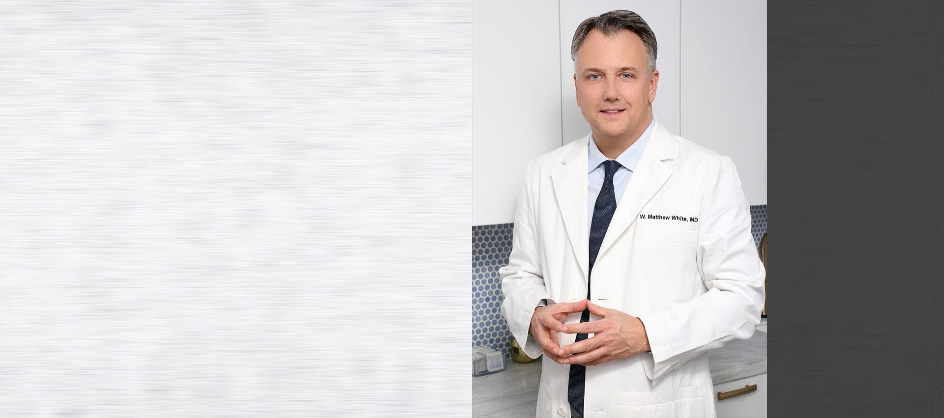 Dr. White in white suit