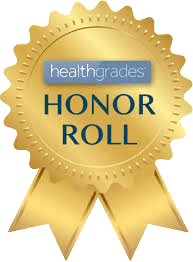 health grades honor roll ribbon logo