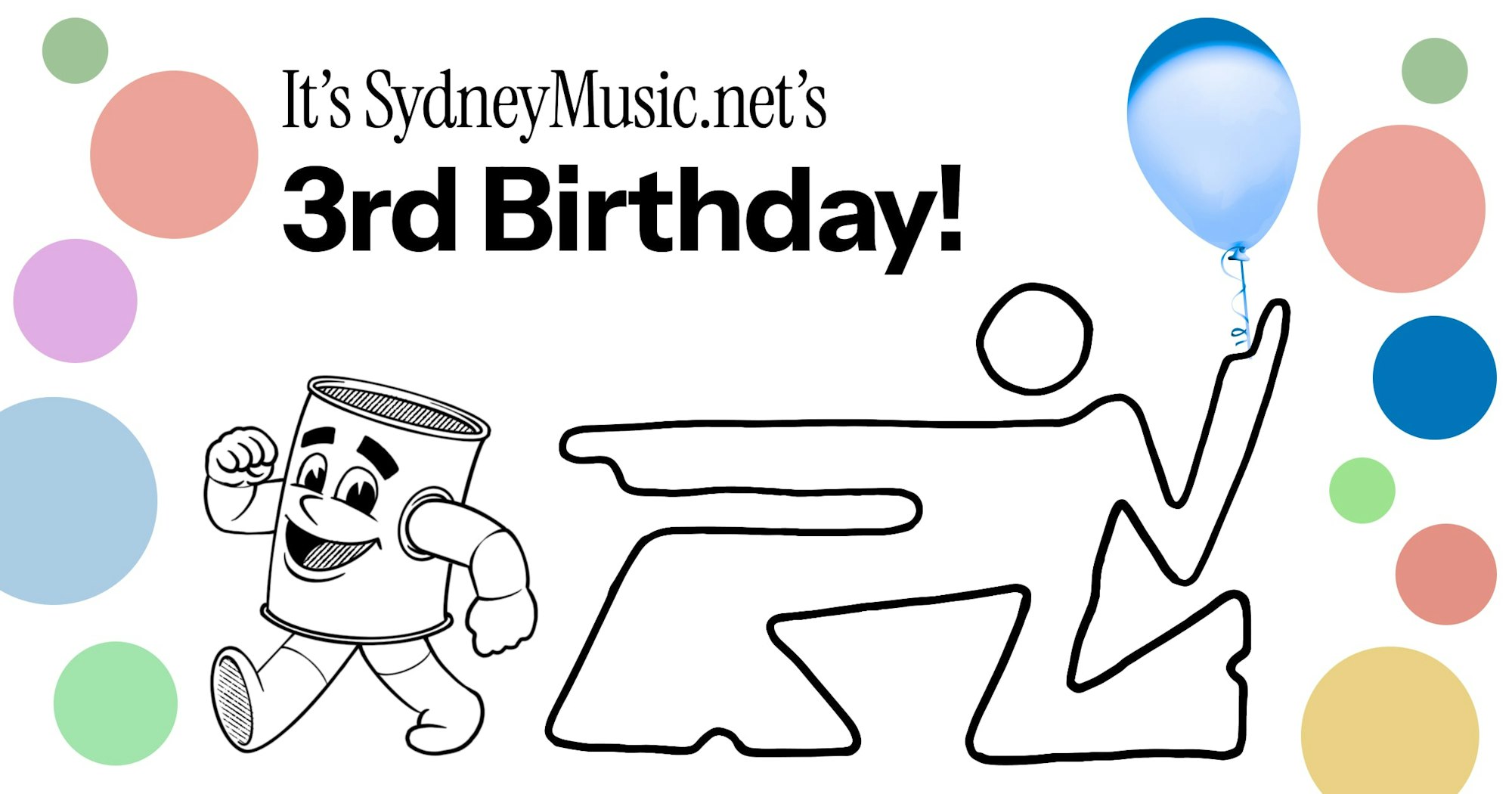 It's SydneyMusic.net's 3rd Birthday!