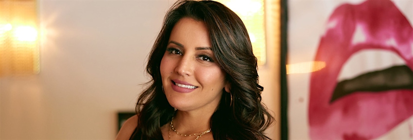 woman smiling forward