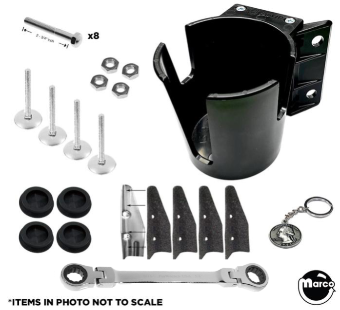 Pin-Buddy™ Cup Holder Combo Kit - BLACK