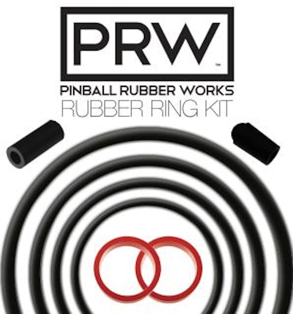 JACKBOT (Williams) Rubber kit BLACK