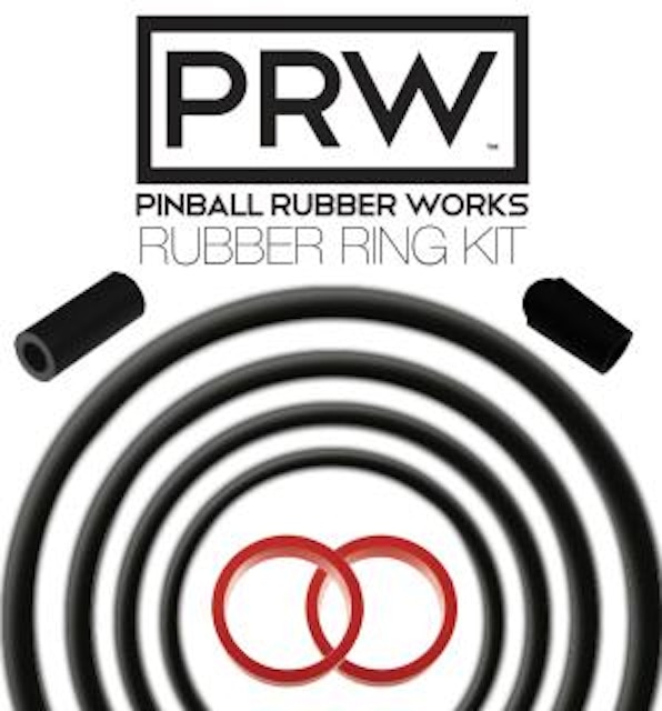 JACKBOT (Williams) Rubber kit BLACK