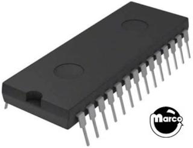 IC - 28 pin DIP 6 digit BCD display controller/driver 67-035-001