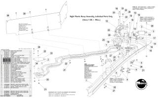 PIRATES CARIBBEAN (Stern) Ramp main assembly