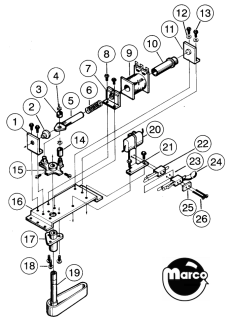 Coil stop bracket Alvin G