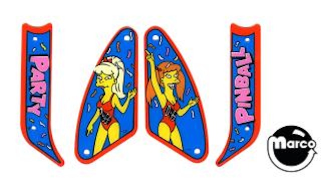 SIMPSONS PINBALL PARTY (Stern) Easy break plastic set