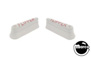 Flipper bat set - EM round top white/red hole