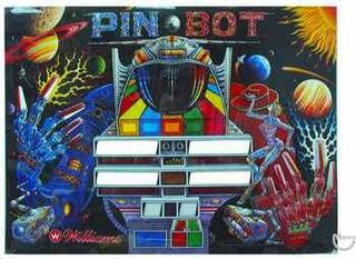 PINBOT (Williams) Backglass