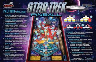 STAR TREK PREMIUM (Stern) Flyer Vengeance shot map
