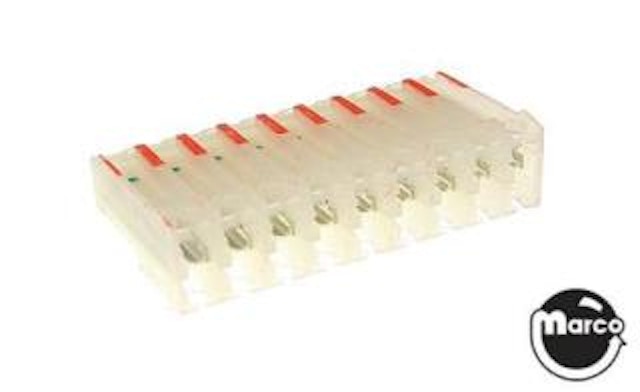 Connector - IDC green 9 position 22 ga.