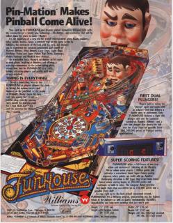 FUNHOUSE (Williams) Flyer