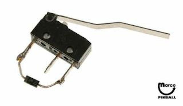 Subminiature switch & lever actuator 1-5/8 inch 2x