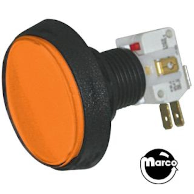 Pushbutton 2 inch round amber