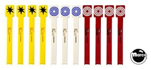 GENIE (Gottlieb) Drop target set (11)