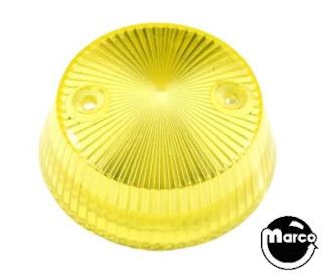 Pop bumper cap - deep yellow transparent