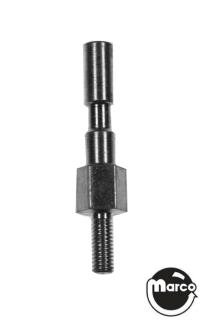 Bumper post 10-32 stud 8-32 tap hex base