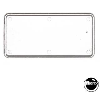 Insert - rectangle 2-1/4 x 1-1/8 clear plain