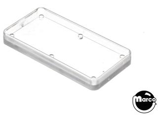 Insert - rectangle 2-1/4 x 1-1/8 clear plain