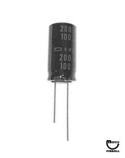 Capacitor 100 uf 200V radial