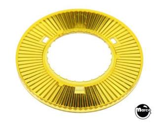 Pop bumper collar - yellow trans C-1018-3 0017-00042-0403