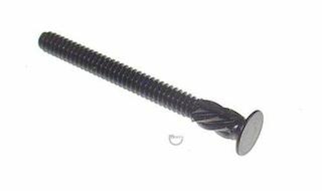 Machine screw spiral 6-32 x 1-1/2 inch black