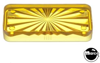 Insert rectangle 3/4 x 1-1/2 inch yellow starburst
