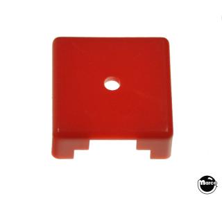 Target face - 3D square red opaque 545-5376-02