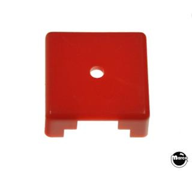 Target face - 3D square red opaque 545-5376-02