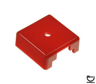 Target face - 3D square red opaque 545-5376-02