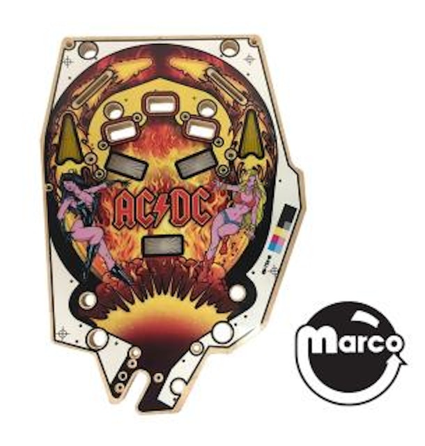 AC/DC VAULT PREMIUM (Stern) Playfield lower