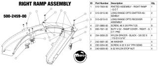 GAME OF THRONES PRO (Stern) Ramp right assembly