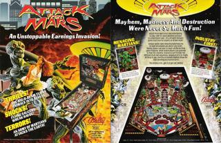 ATTACK FROM MARS (Bally) Flyer