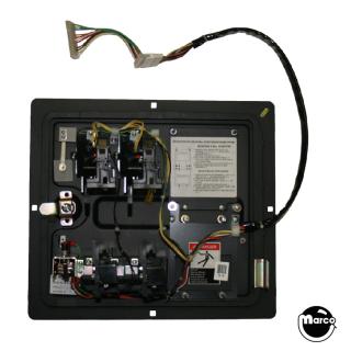 Coin door assembly Entropy 2 chute WPC harness