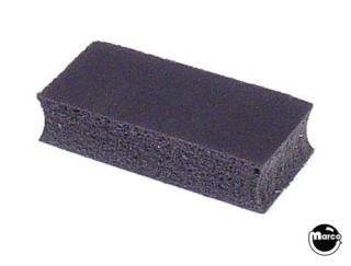 Foam pad adhesive 1-1/8 x 1/2 x 1/4 inch gray