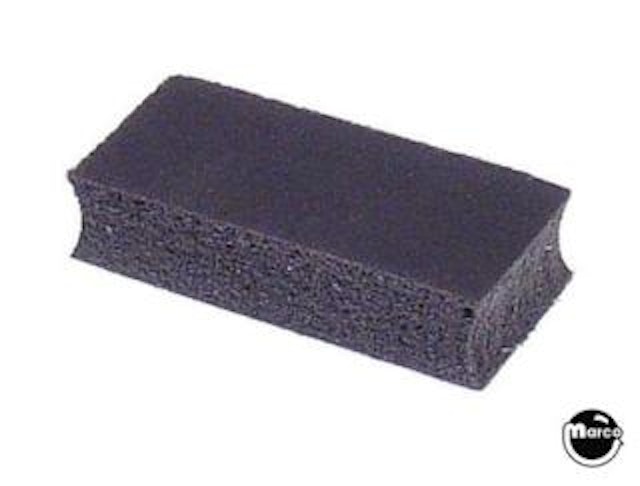 Foam pad adhesive 1-1/8 x 1/2 x 1/4 inch gray