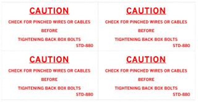 Check for Pinched Wires decal Williams (4)