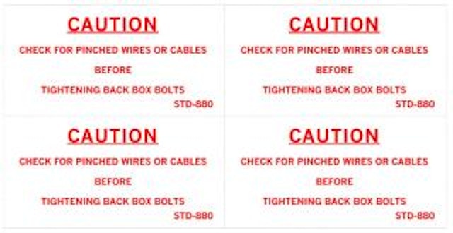 Check for Pinched Wires decal Williams (4)