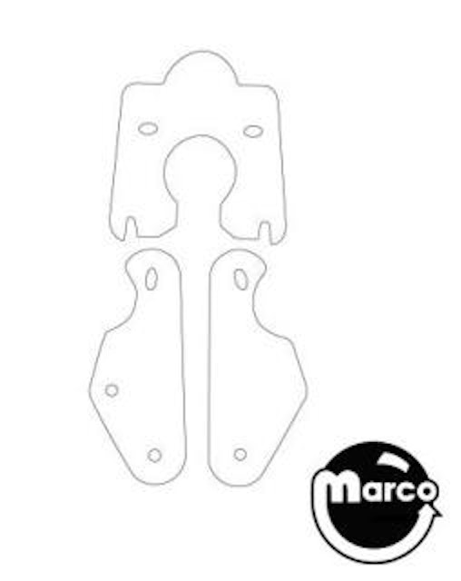PARTY ZONE (Bally) Plastic shield set