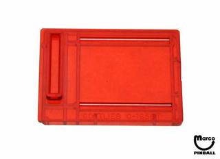 Coin entry plate Gottlieb red blank