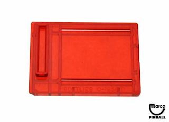 Coin entry plate Gottlieb red blank