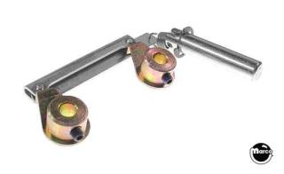 Dual crank, link & plunger assembly