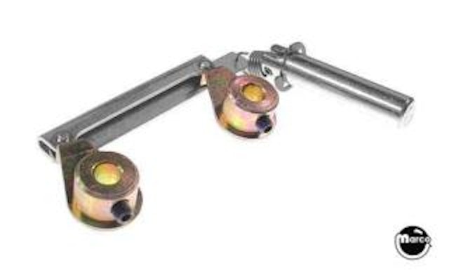 Dual crank, link & plunger assembly