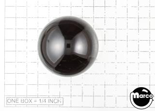 Ball shooter knob sphere black plastic
