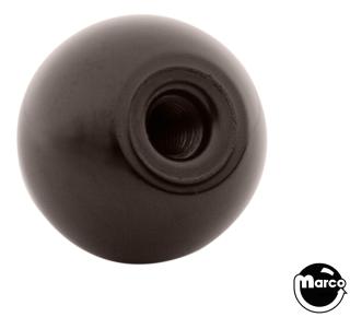 Ball shooter knob sphere black plastic