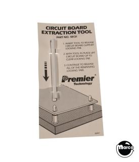 Circuit board removal tool Gottlieb