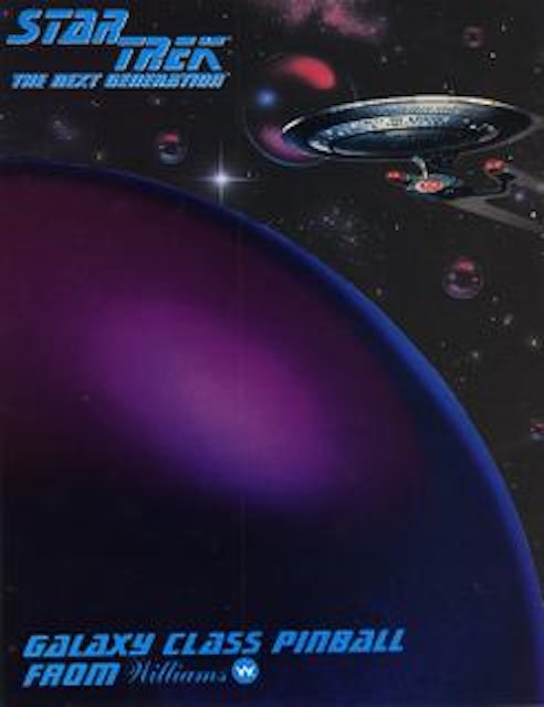 STAR TREK NEXT GEN (WMS) Flyer
