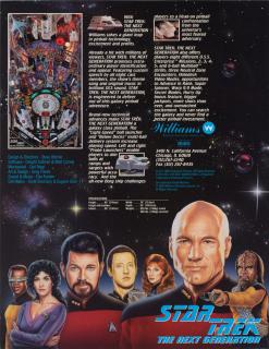 STAR TREK NEXT GEN (WMS) Flyer