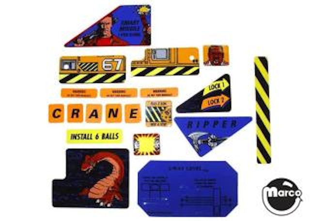 LAST ACTION HERO (DE) Decal set playfield