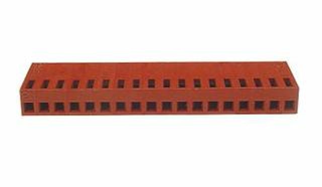 Connector .100" 18 position female 22-01-3187 4-640440-8
